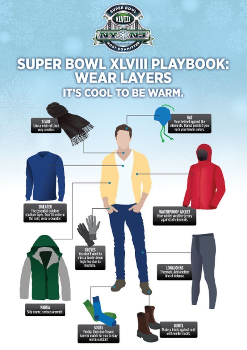Super Bowl oblečení