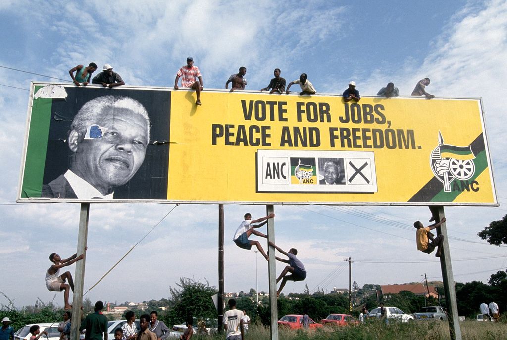 Nepoužívat v článcích! / Fotogalerie: Nelson Mandela / Volební kampaň na prezidenta JAR / 1994