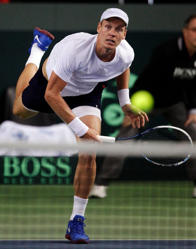 Davis Cup, Švýcarsko - Česko: Tomáš Berdych