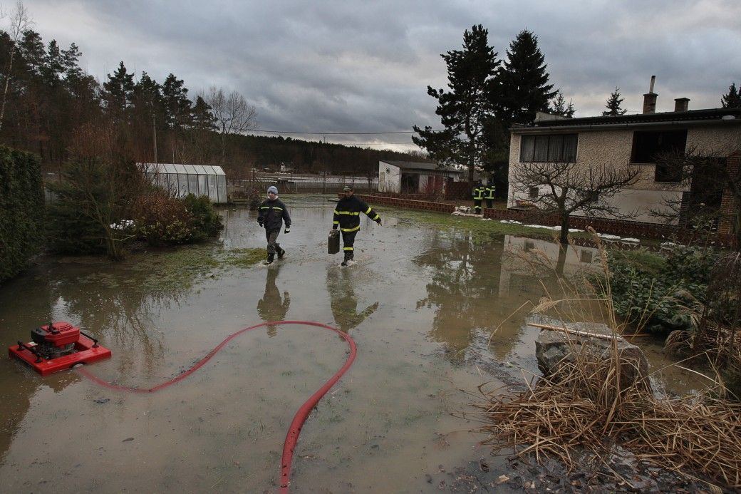Voda v Nýřanech na Plzeňsku