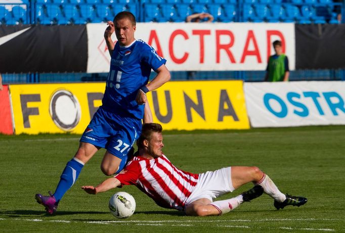 Zápas Baník Ostrava - Viktoria Žižkov o záchranu v Gambrinus lize