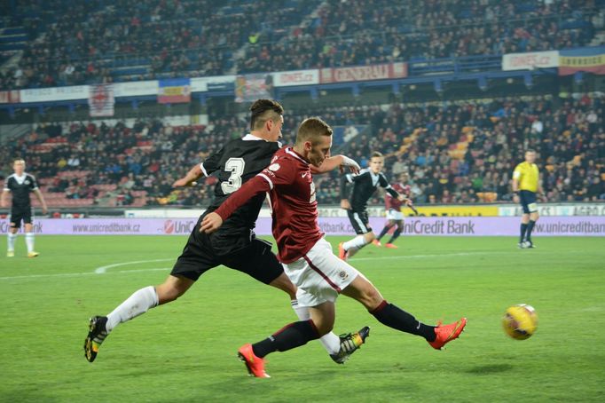 Sparta vs České Budějovice, utkání Synot ligy (Kadeřábek)