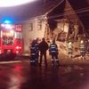 Zřícení části domu v Lošticích na Olomoucku