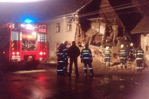 Obrazem: Zřícení domu v Lošticích na Olomoucku