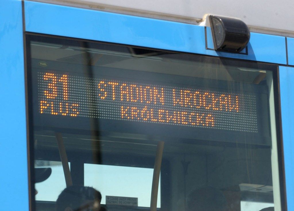 Wroclaw: tramvaj na stadion