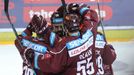 HC Sparta Praha - HC Vítkovice Ridera: Radost hokejistů Sparty.