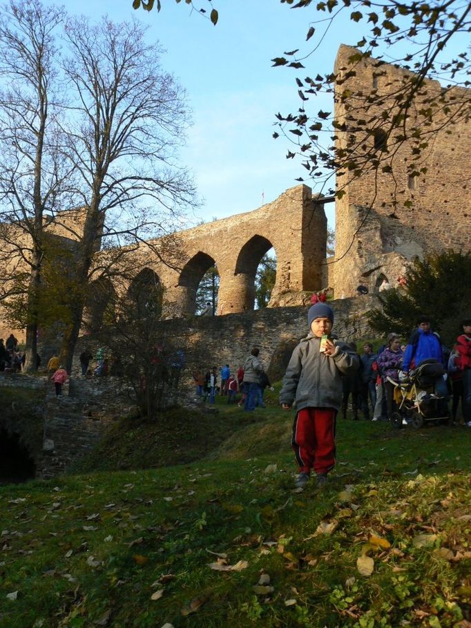 Zamykání hradu Velhartice.