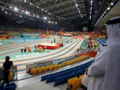 Hala v Kataru, kde se koná mistrovství světa v atletice.