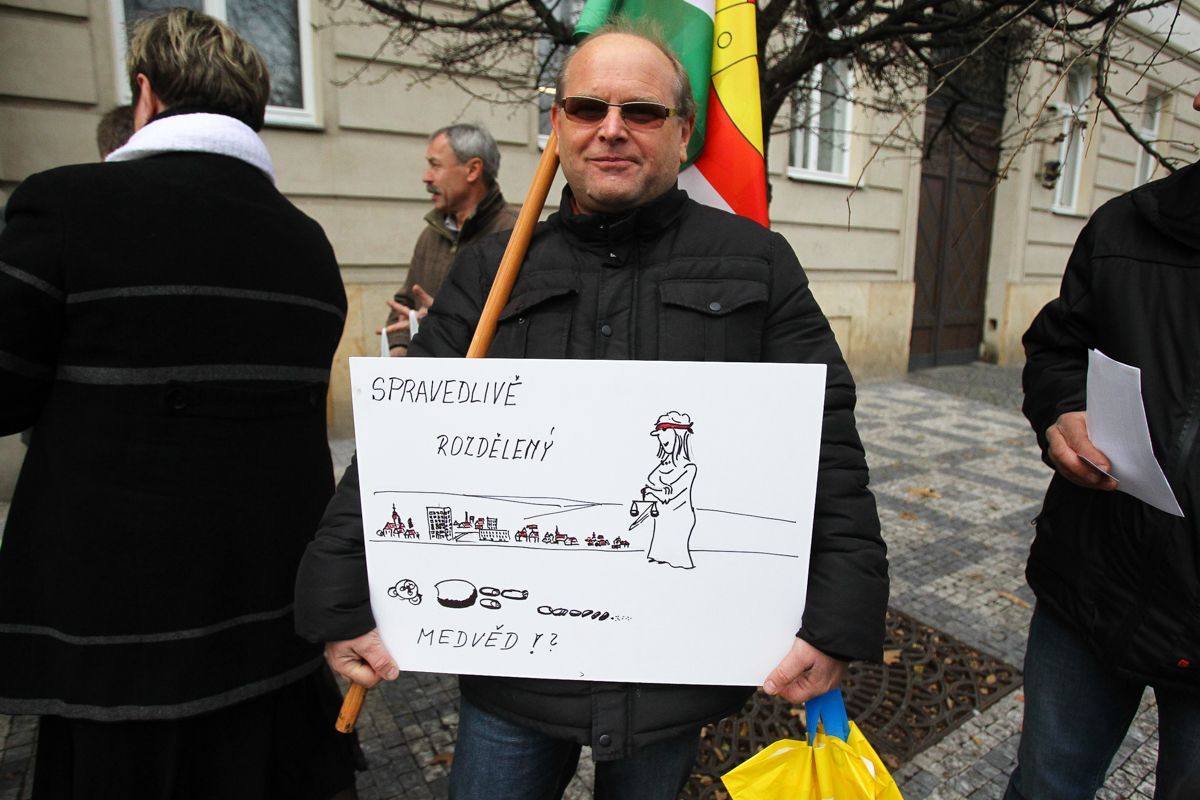 Demonstrace starostů Středočeského kraje 23.11.2015