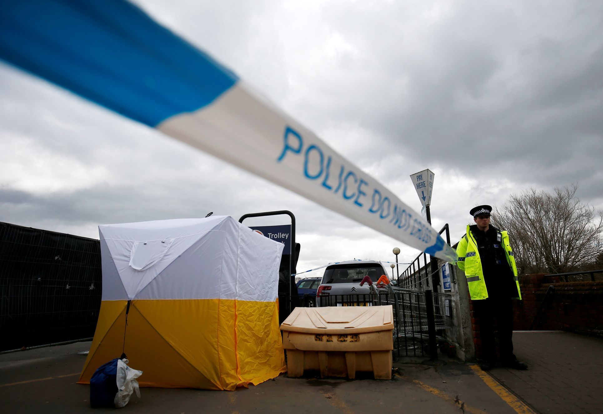 Sergej Skripal, otrava, zásah policie, Salisbury, Velká Británie, březen 2018