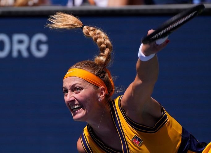 Petra Kvitová ve třetím kole US Open 2021