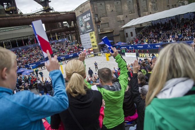 Ostrava Beach Open: Fanoušci při finálovém programu