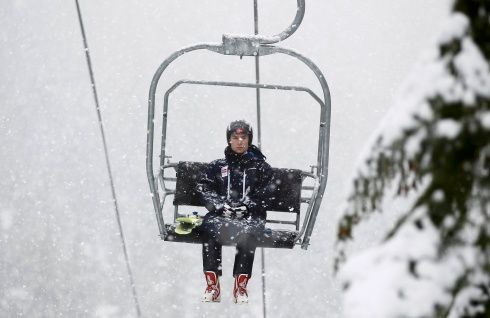 Tréninky ve Whistleru: sníh a mlha