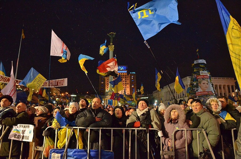 Demonstrace v Kyjevě