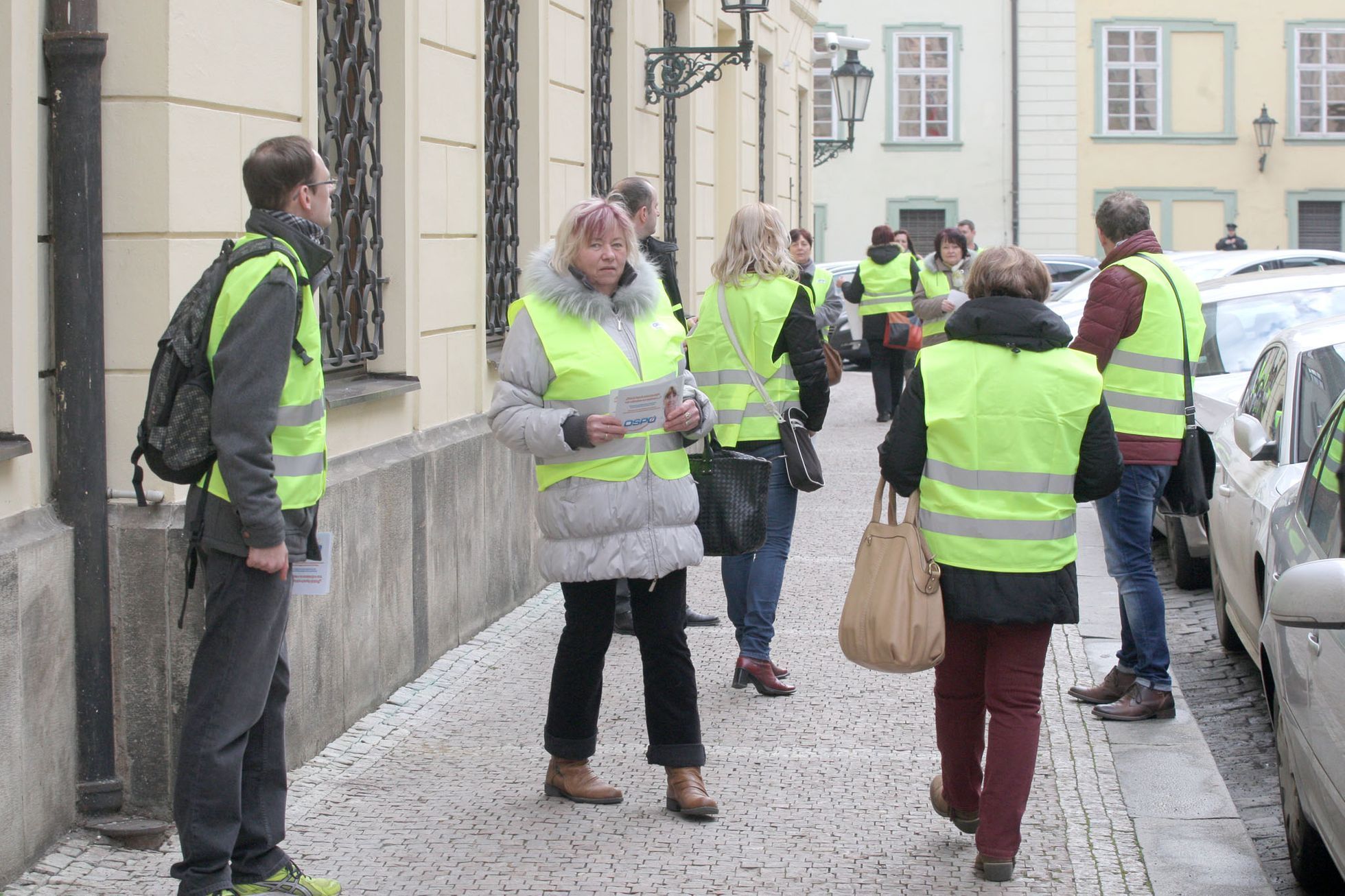 Demonstrace prodavaček za omezení prodejní doby o svátcích