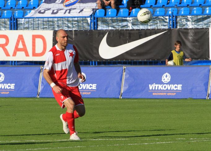 Baník - Slavia, momentky z utkání 29. kola Gambrinus ligy, v němž ostravský klub téměř jistě získal definitivu, pokud jde o záchranu v první lize.