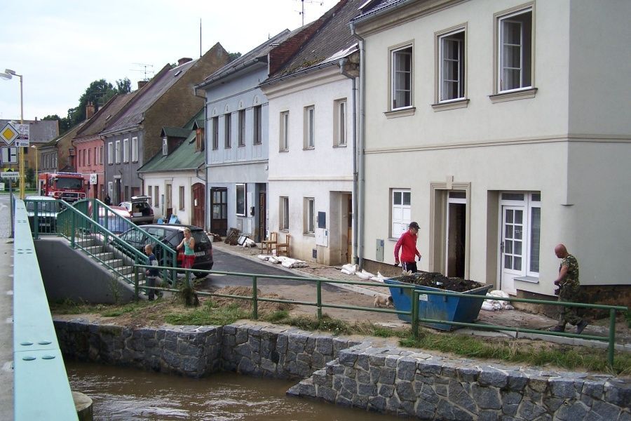 Povodně srpen 2010 - Mimoň
