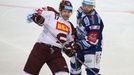 HC Sparta Praha - Kometa Brno, extraliga 2016/17. Martin Zaťovič a Jaroslav Hlinka