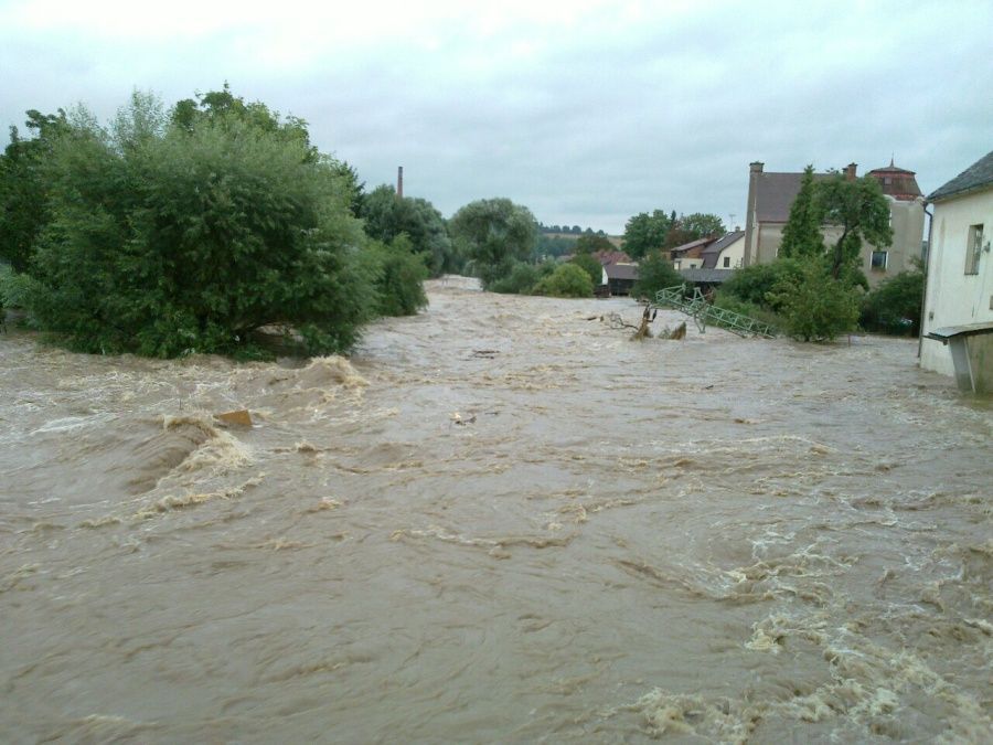 Povodně srpen 2010 - Hrádek nad Nisou