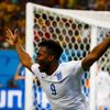England's Sturridge celebrates his goal against Italy during their 2014 World Cup Group D soccer match at the Amazonia arena in Manaus