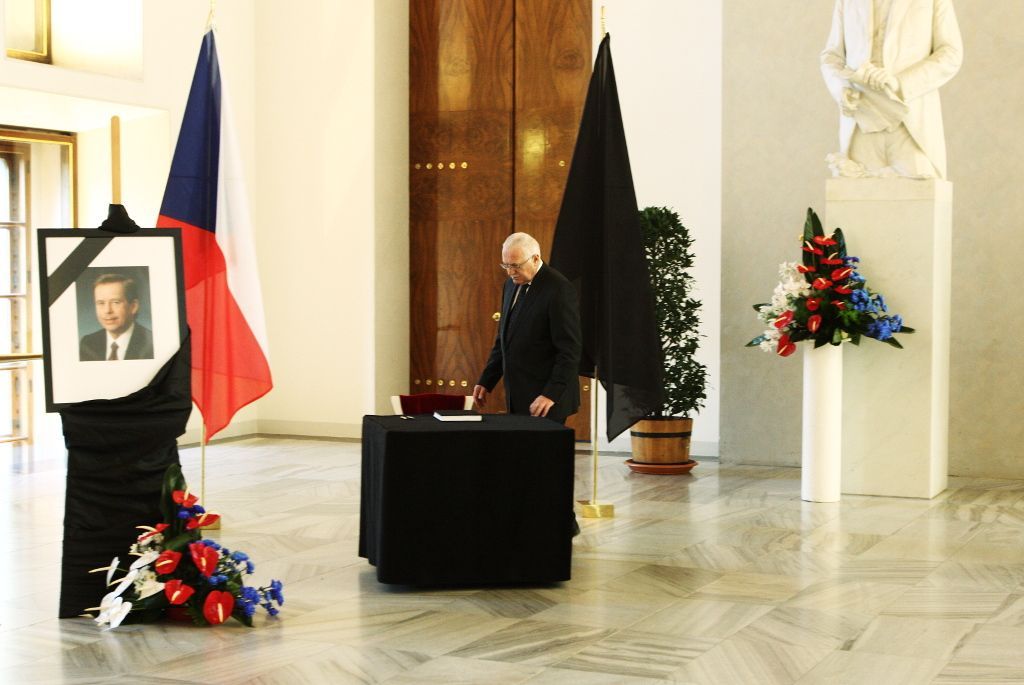 Kondolenční knihy za Václava Havla