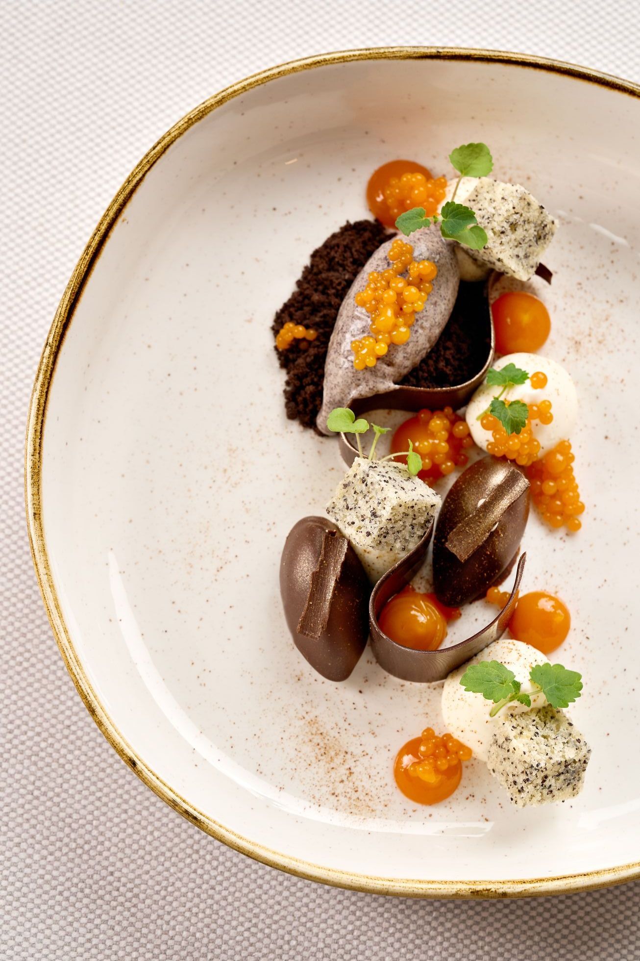 Dezert z restaurace Monastiq