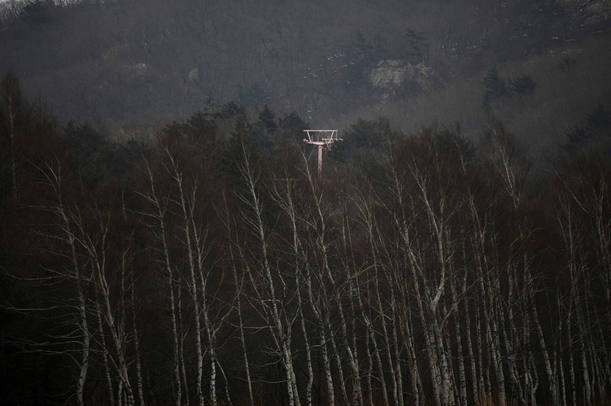 Fotogalerie / Reuters / Jižní Korea / Goseong / Opuštěný ski-areál
