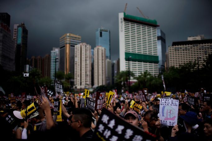 Protesty v Hongkongu