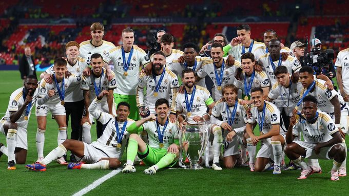 Real Madrid slaví vítězství v Lize mistrů