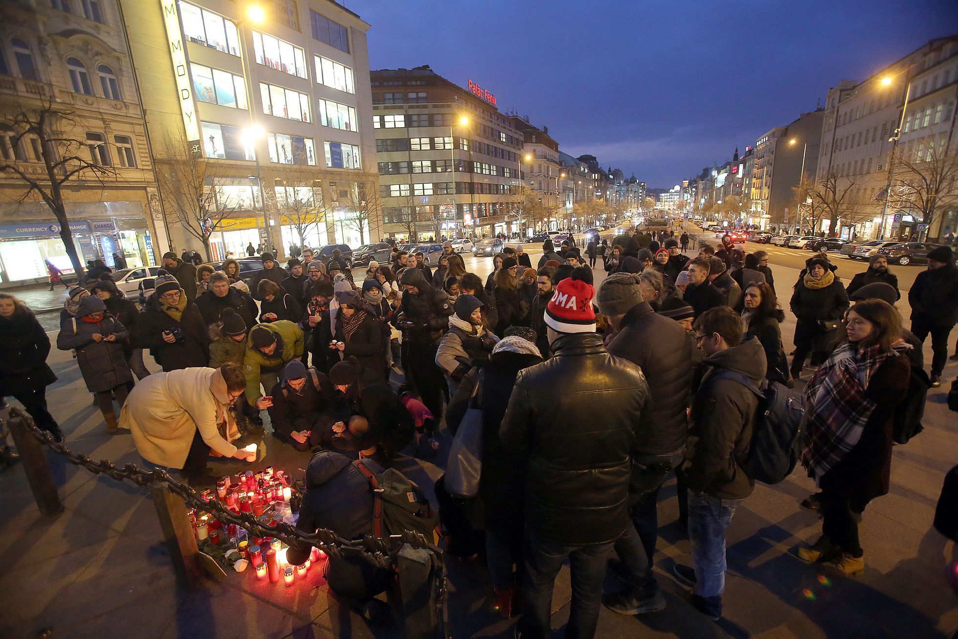 Pieta za  Jána Kuciaka v Praze