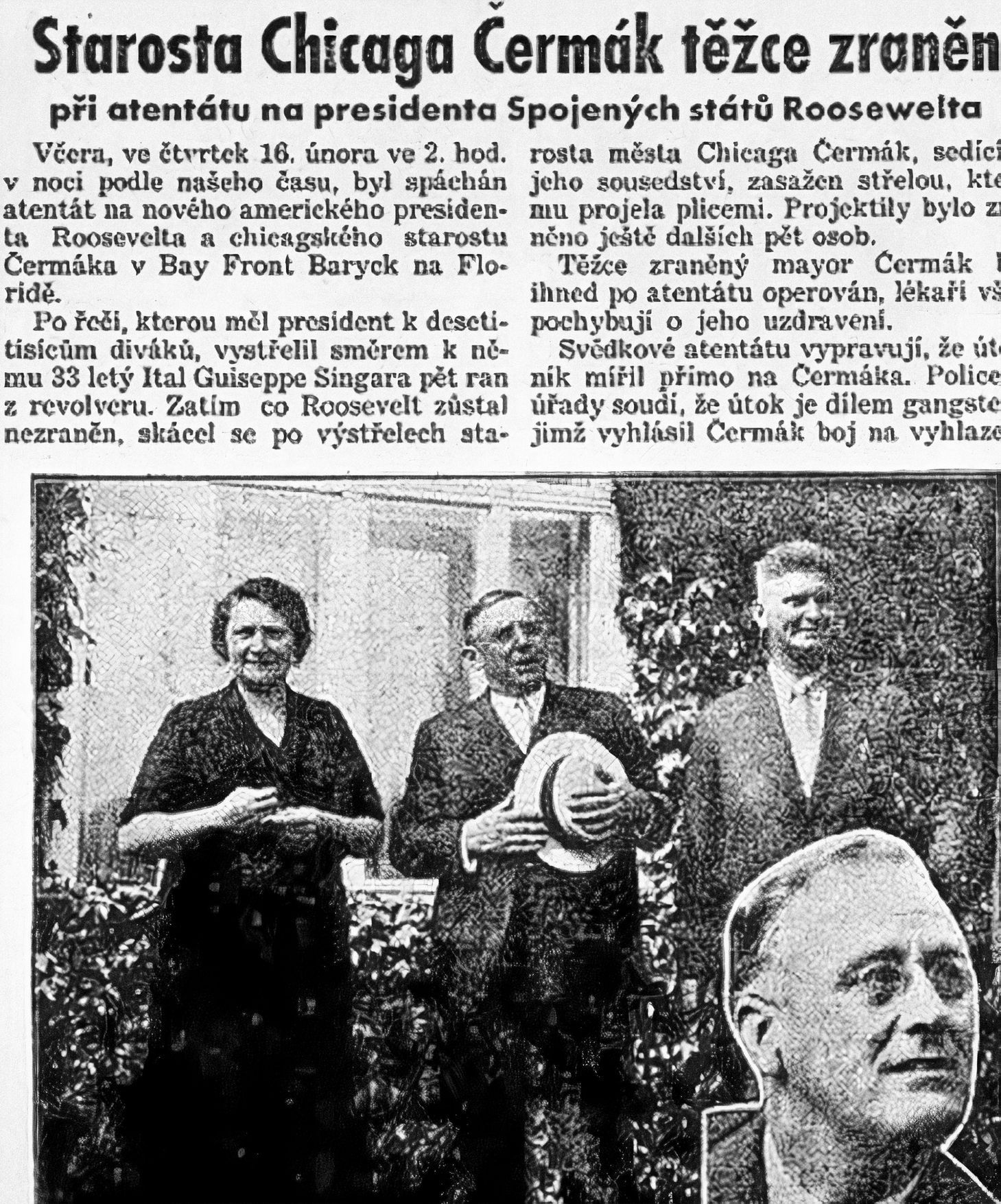 Antonín Čermák, Kladno, Chicago, starosta, historie, Domácí
