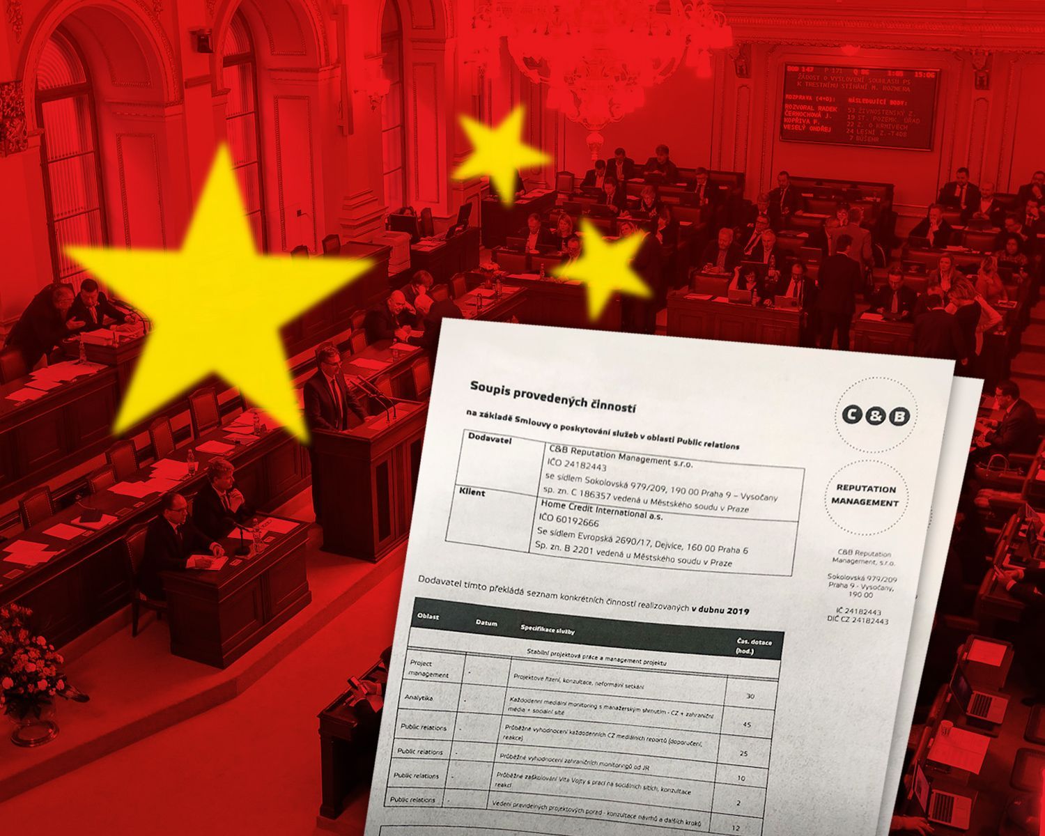 home credit koláž smlouva poslanci čína