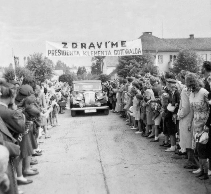 Automobil, který v červnu roku 1948, krátce po svém zvolení do úřadu, používal prezident Klement Gottwald.