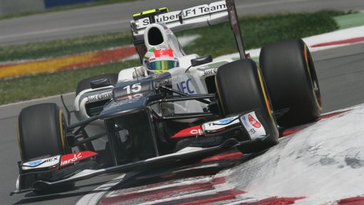 Sergio Pérez v Sauberu vsadil na jednu strategii v boxech a skončil třetí.