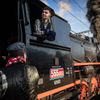 Vlak nazvaný Konečně doma, kterým si Československá obec legionářská připomněla 105. výročí návratu legionářů z Ruska (7. 11. 2025)