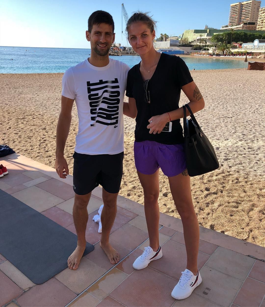 Novak Djokovič a Karolína Plíšková v Monacu