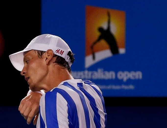 Tomáš Berdych v semifinále Australian Open 2014