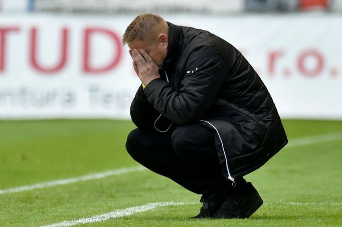 Nadstavba české fotbalové ligy 2018/19, Teplice - Mladá Boleslav (0:8): Zklamaný domácí trenér Stanislav Hejkal