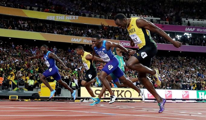 Gatlin, Coleman a Bolt ve finále MS v atletice