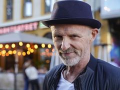 Spisovatel Jo Nesbø při slavnostním uvedení knihy Zatmění v norském Oslu, srpen 2022.