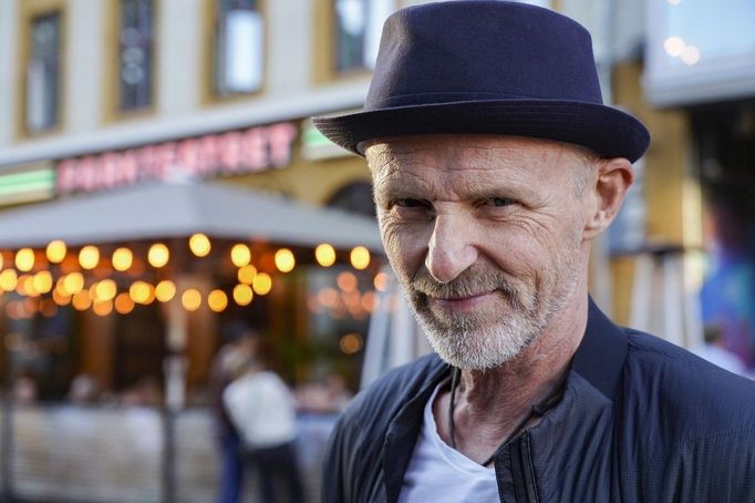 Spisovatel Jo Nesbø při slavnostním uvedení knihy Zatmění v norském Oslu, srpen 2022.