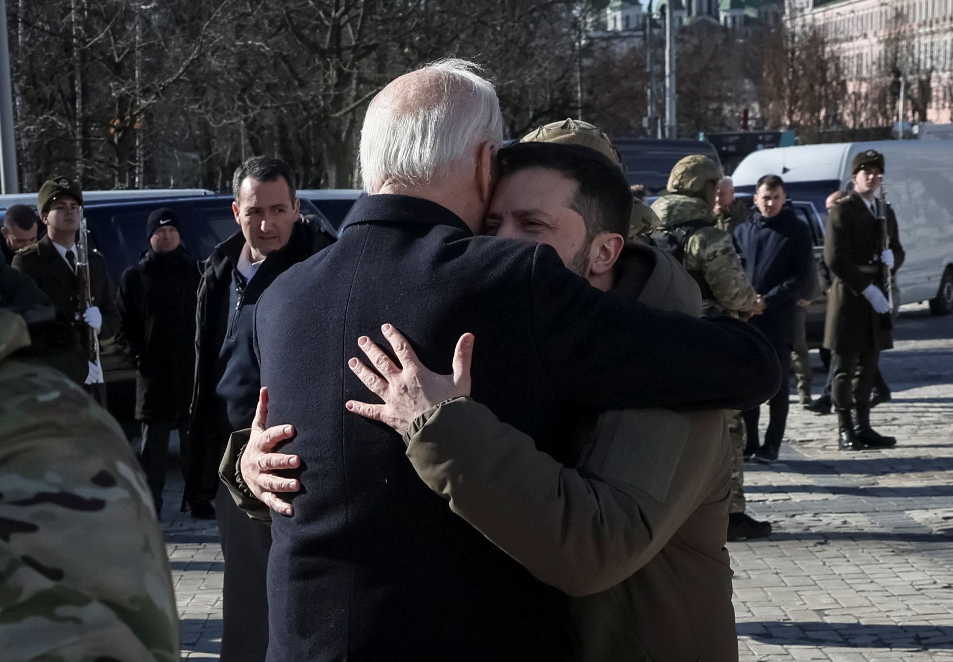 Joe Biden, Volodymyr Zelenskyj, Kyjev.