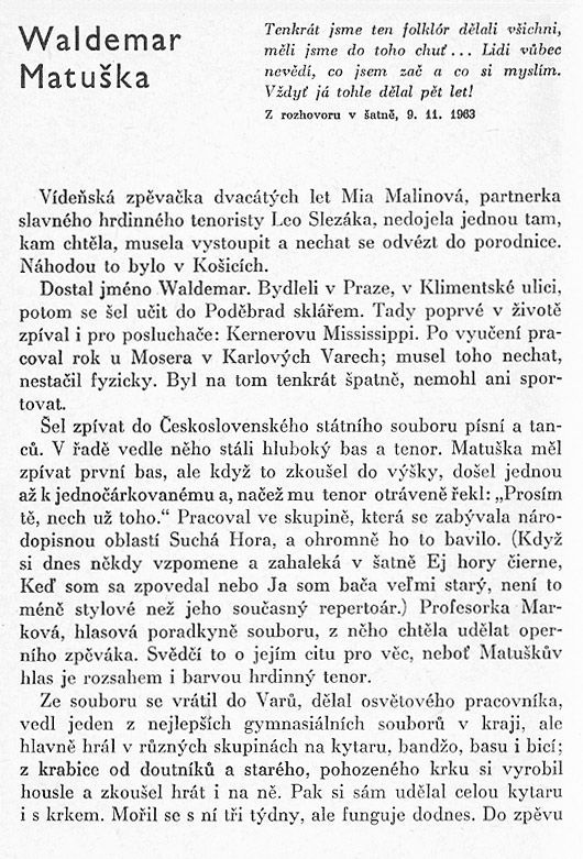 Waldemar Matuška - strana 1