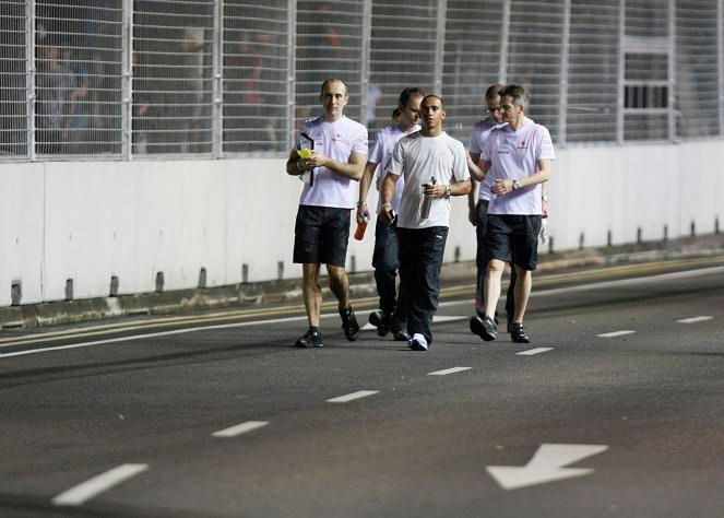 Singapur: Lewis Hamilton
