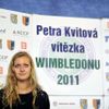 Návrat Kvitové z Wimbledonu