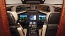 The cockpit of the Cessna Citation Longitude jet is seen during a tour of the Cessna business jet assembly line at their manufacturing plant in Wichita, Kansas August 14, 2012. One of Cessna Aircraft Company CEO and president Scott Ernes' first moves after joining in May 2011 was to carve Cessna up into five units, each of which run by an executive who was responsible for whether the unit reported a profit or loss. Picture taken August 14, 2012. REUTERS/Jeff Tuttle (UNITED STATES - Tags: TRANSPORT BUSINESS) Published: Srp. 22, 2012, 11:41 dop.