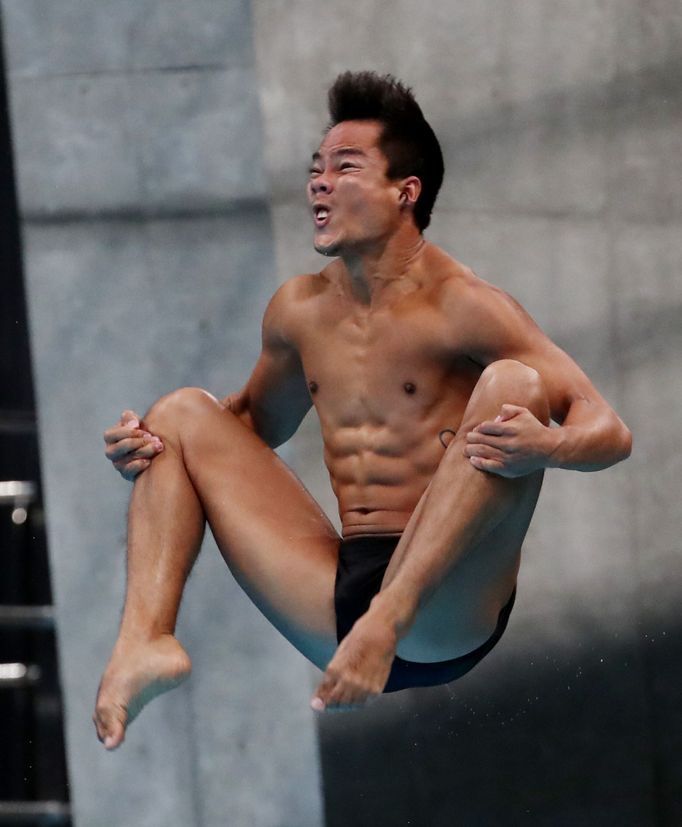 Diving - FINA Diving World Cup 2021 and Tokyo 2020 Olympics Aquatics Test Event - Tokyo Aquatics Centre, Tokyo, Japan - May 6, 2021 Colombia's Sebastian Morales Mendoza i