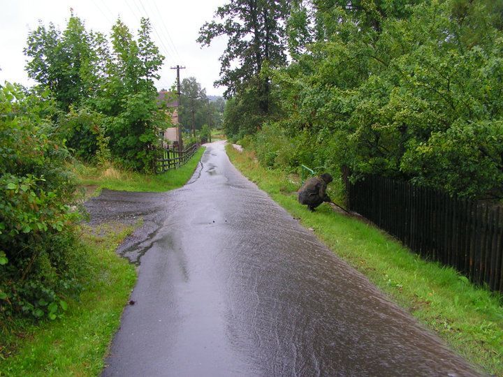 Povodně srpen 2010 - Staré Křečany, Rumbursko