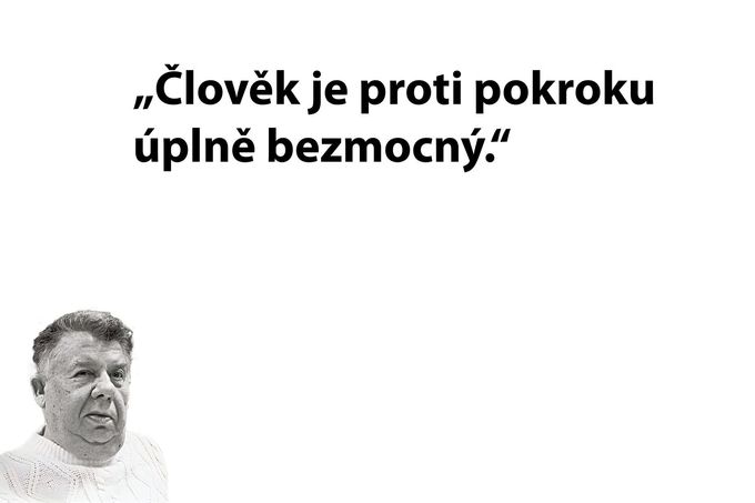 Citát spisovatele a humoristy Miloslava Švandrlíka.