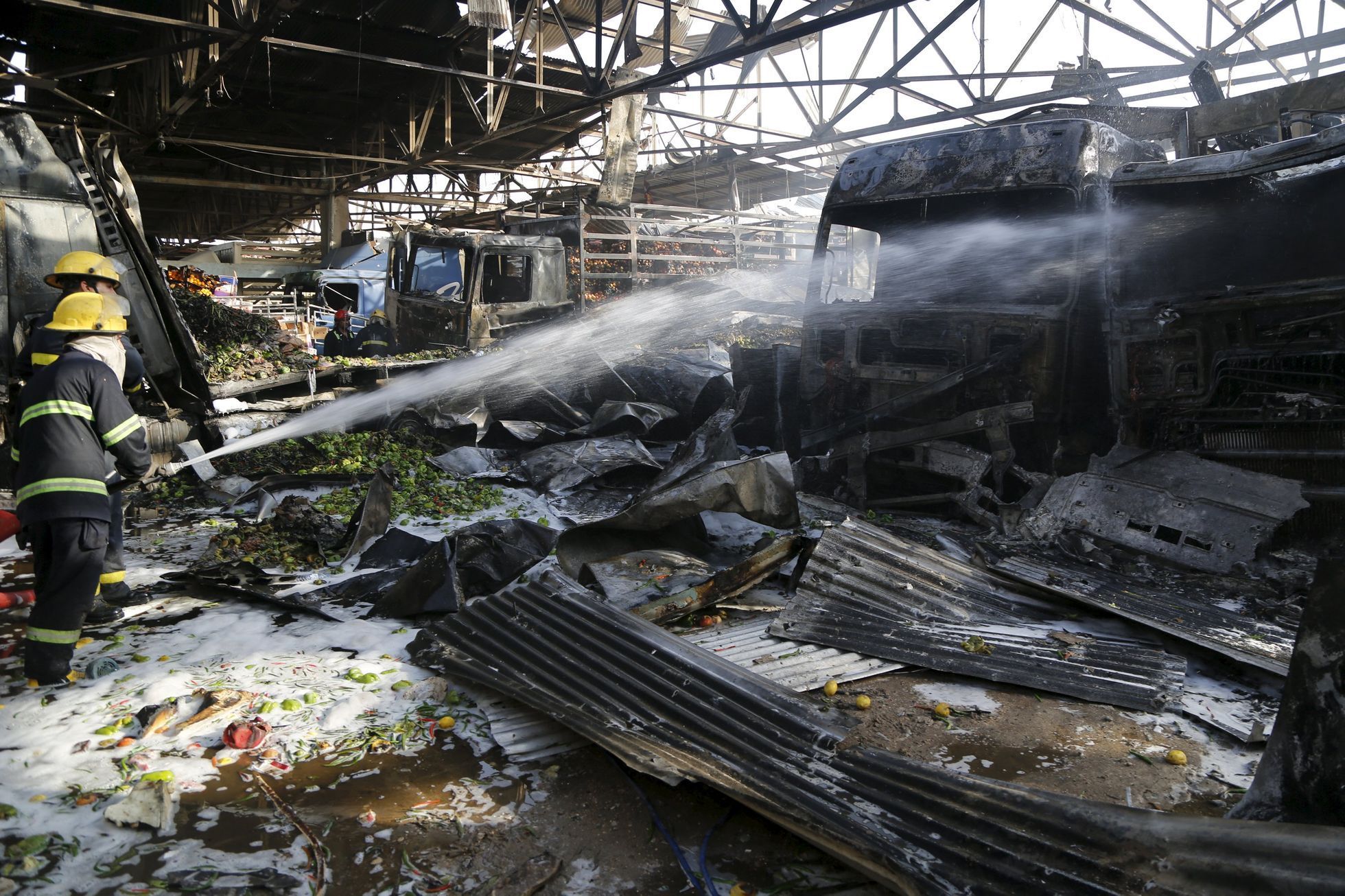 Irák - výbuch na tržišti v Bagdádu